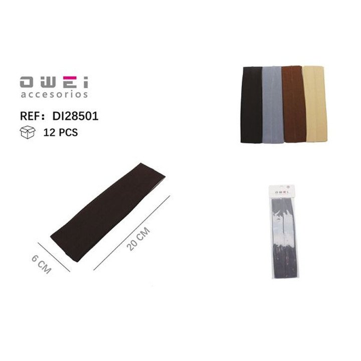 CINTA DE PELO 5.5CM 12/U DI28501