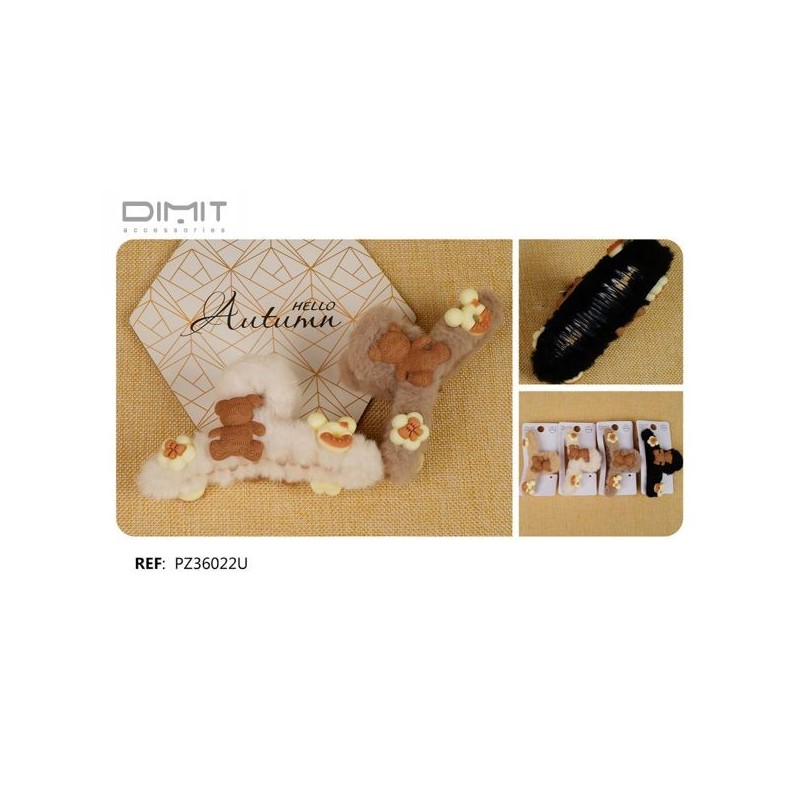 PINZA DE PELO OSITO 12/U PZ36022U