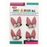 PACK4 PINZAS DE PELO 12/U