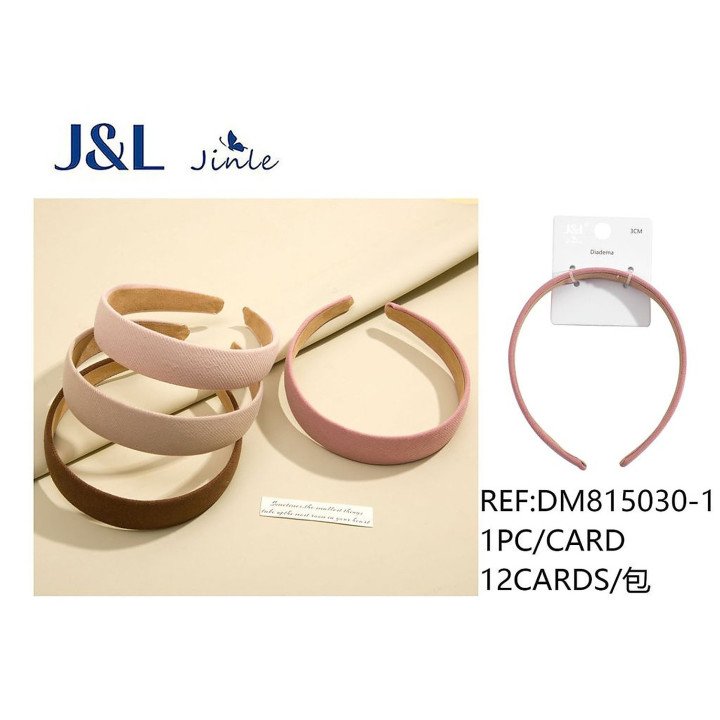 DIADEMA 3CM SURT. 12/U DM815030-1