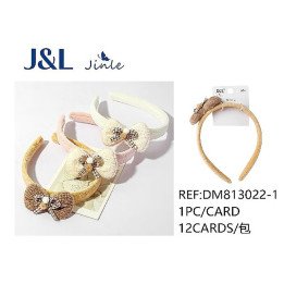DIADEMA C/LAZO 2CM 12/U DM813022-1