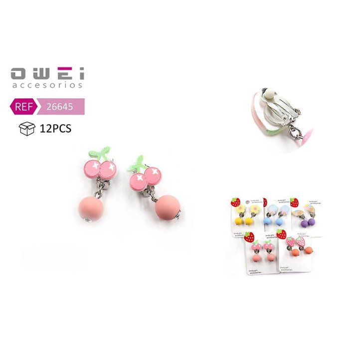 PENDIENTES CLIP NIÑAS 12/P 26645 OW