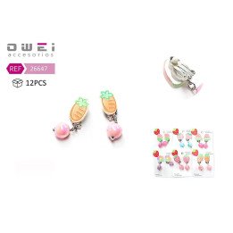 PENDIENTES CLIP NIÑAS 12/P 26647 OW