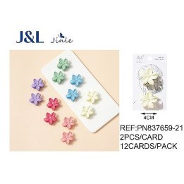 PACK2 PINZAS FLOR 4CM 12/U PN837659-21