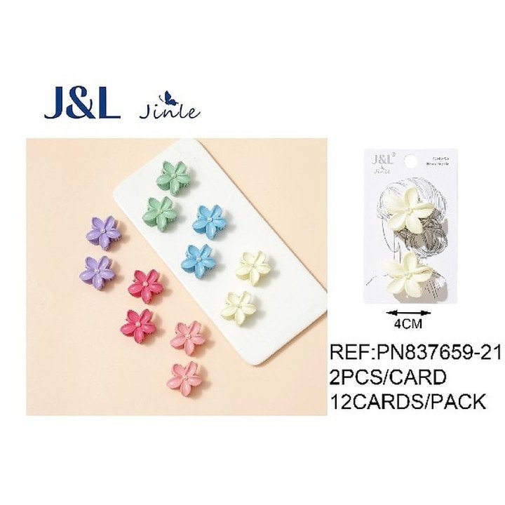 PACK2 PINZAS FLOR 4CM 12/U PN837659-21