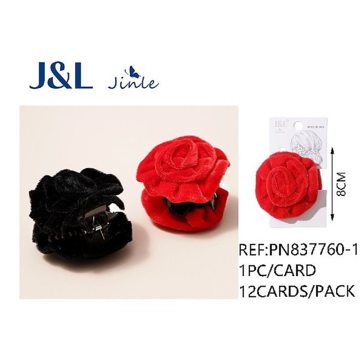 PINZA FLOR TERCIOPELO 12/U PN837760-1
