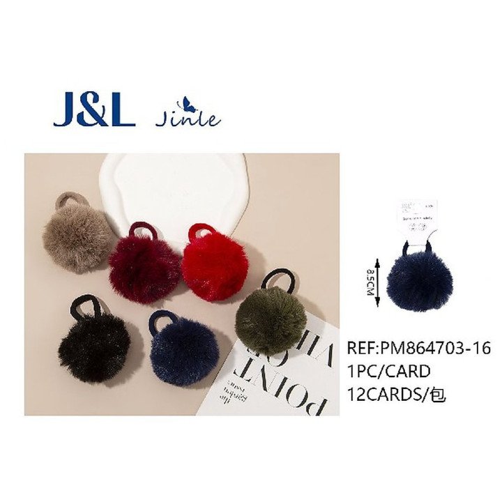 COLETERO POMPON 8.5CM SURT. 12/U PM864703-16