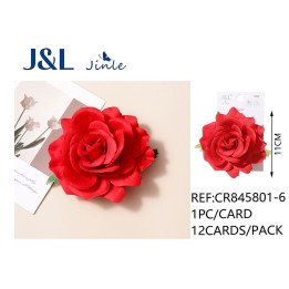 BROCHE/PINZA FLOR 11CM 12/U CR845801-6