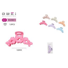 PINZA DE PELO MARIPOSAS 12/U PZ29011