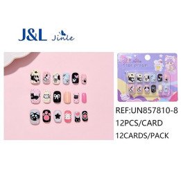 UÑAS POSTIZAS NIÑAS 12/U UN857810-8