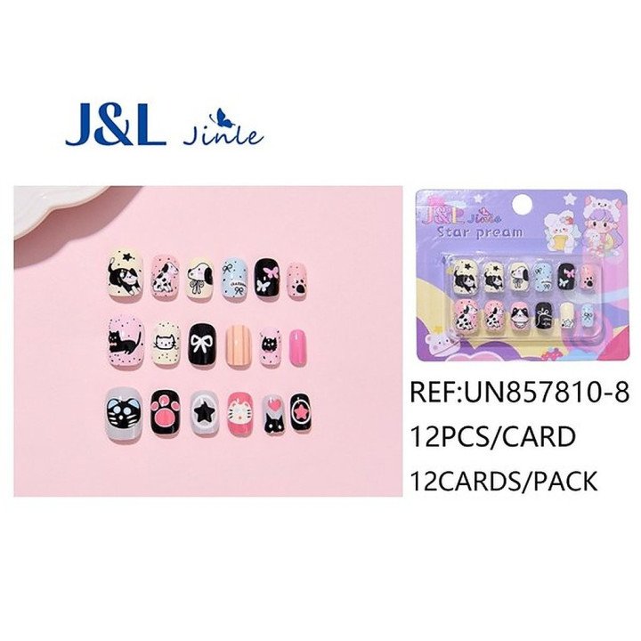 UÑAS POSTIZAS NIÑAS 12/U UN857810-8