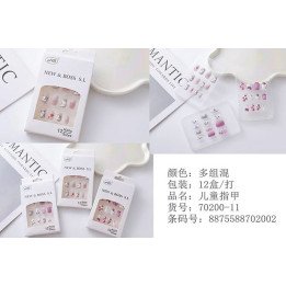 UÑAS POSTIZAS NIÑAS 12/U N.B 70200-11