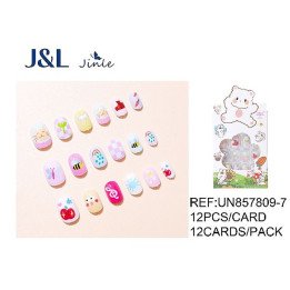 UÑAS POSTIZAS NIÑAS 12/U UN857809-7