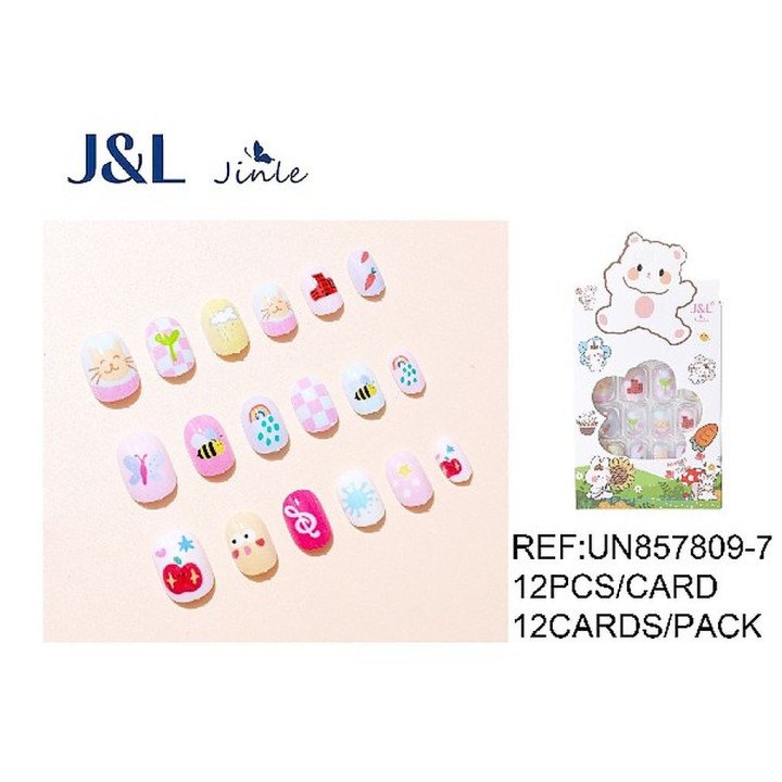UÑAS POSTIZAS NIÑAS 12/U UN857809-7