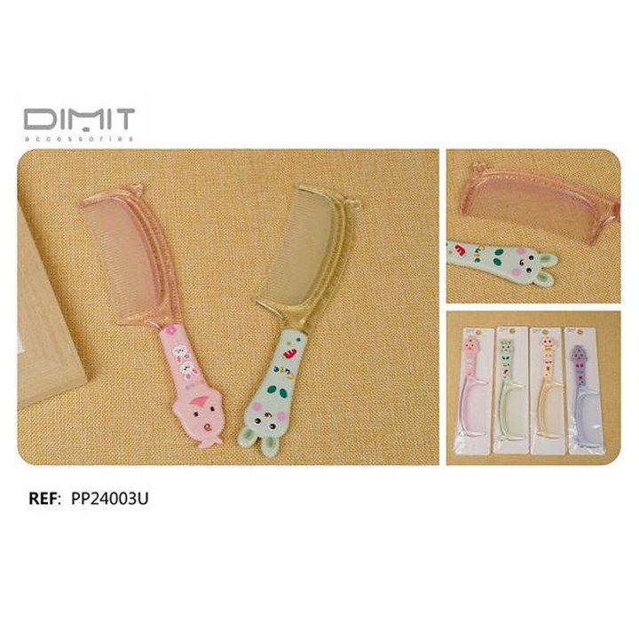 PEINE MANGO COLORES 22CM 12/U PP24003U