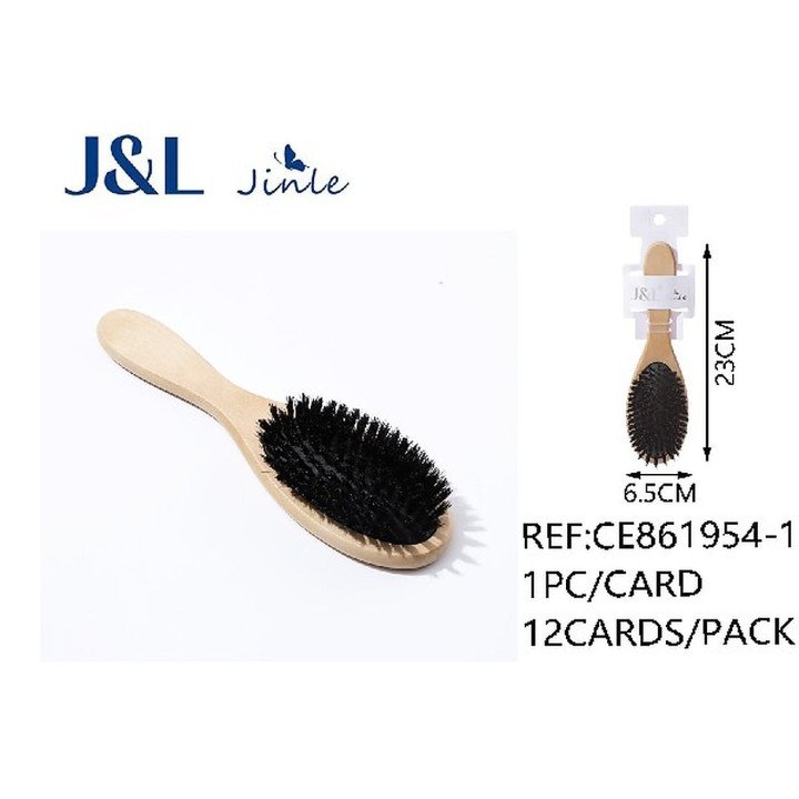 CEPILLO DE PELO JABALI 23CM 12/U CE861954-1