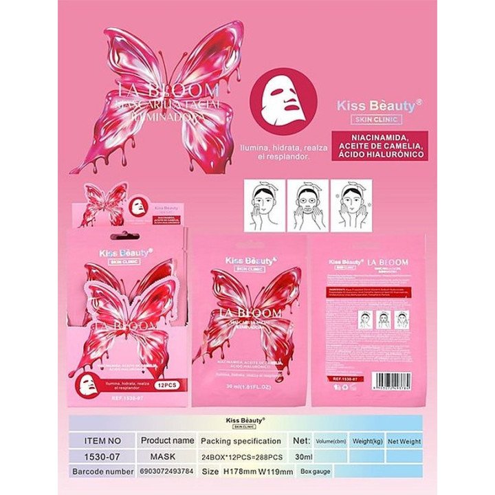 LA BLOOM MASC.FACIAL 12/U 1530-07