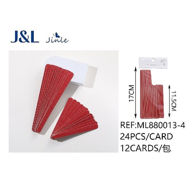 PACK24 LIMAS DE CARTON 11.5+17CM 12/U ML880013-4