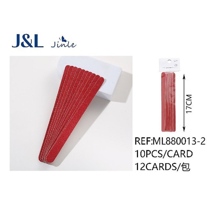 PACK10 LIMAS DE CARTON 17CM 12/U ML880013-2