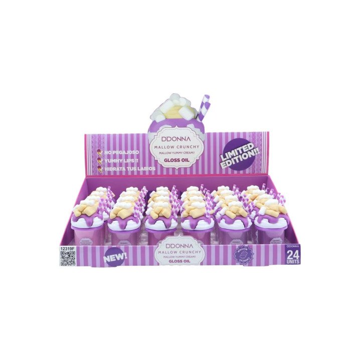 LIPGLOSS MALLOW CRUNCHY YUMMY CREAM 24/U 12319F