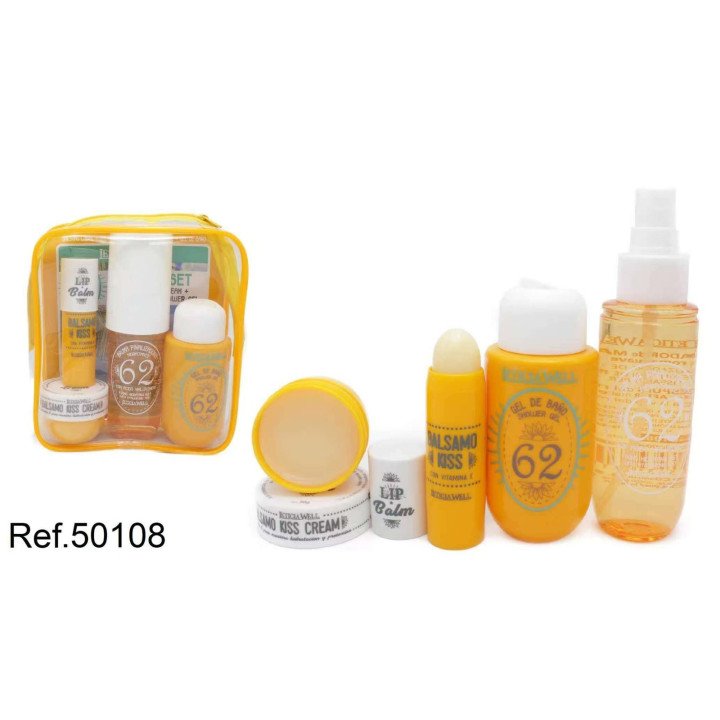 NECESER 4UNID. NARANJA N62 50108