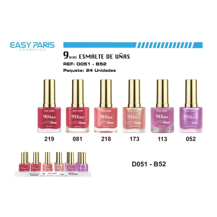 LACA DE UÑAS 9DIAS 24/U