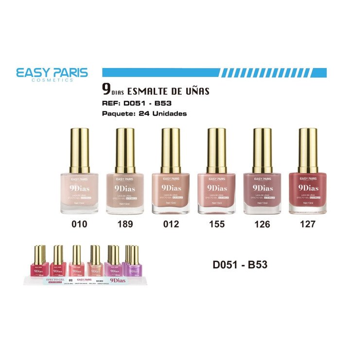 LACA DE UÑAS 9DIAS 24/U
