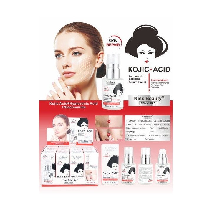 SERUM FACIAL KOJIC ACID 30ML 12/U 68961-07