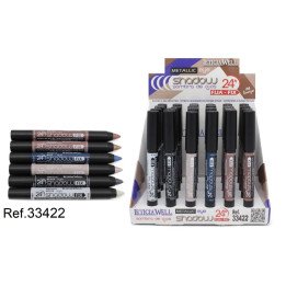 LAPIZ SOMBRA OJOS METALLIC 24H 24/U 33422