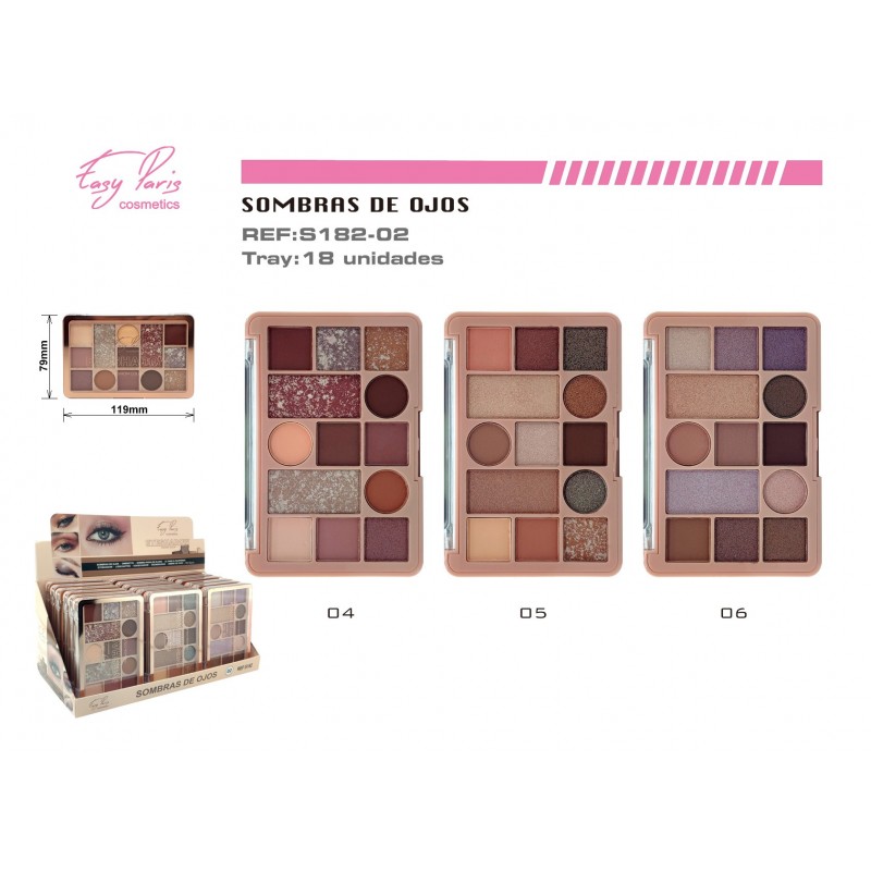 PALETA S. DE OJOS 13 COLORS 18/U