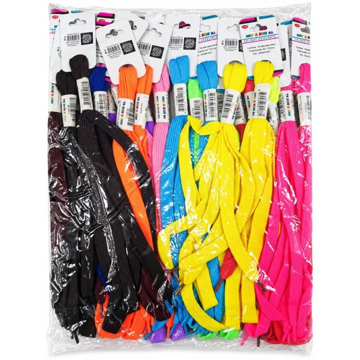 CORDON ZAPATO COLORES 110CM 24/U NB