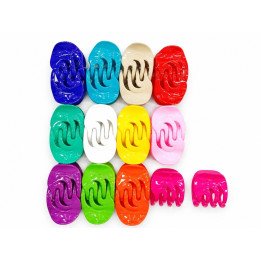 PINZA DE PELO 4.5CM 24/U 276182-4 N.B