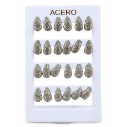 PENDIENTES GOTA DE AGUA ACERO 12/P NS ED101
