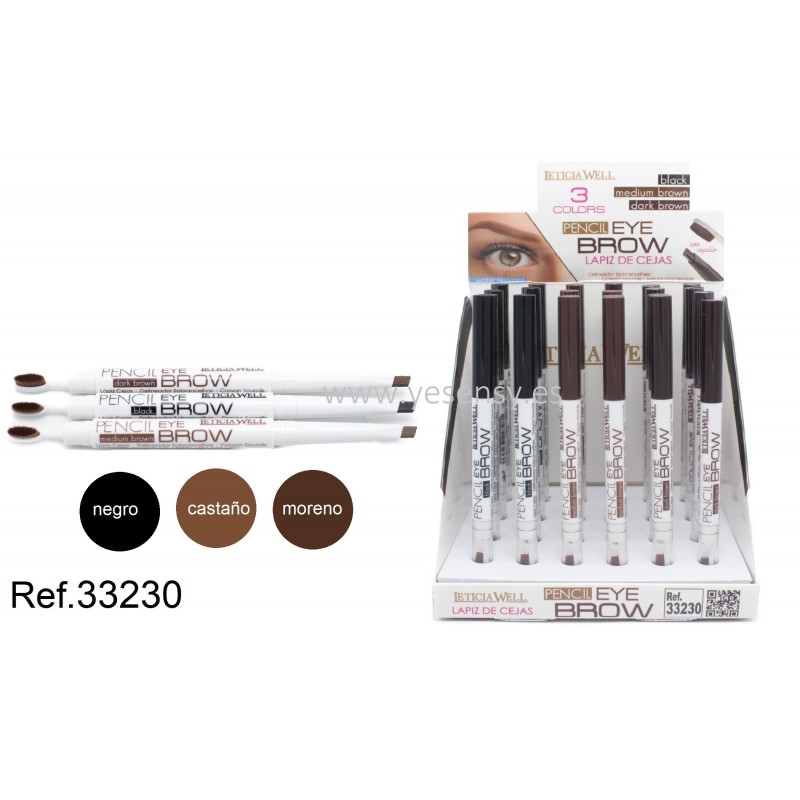 LAPIZ DE CEJAS EYE BROW 3 COLORES 24/U 33230