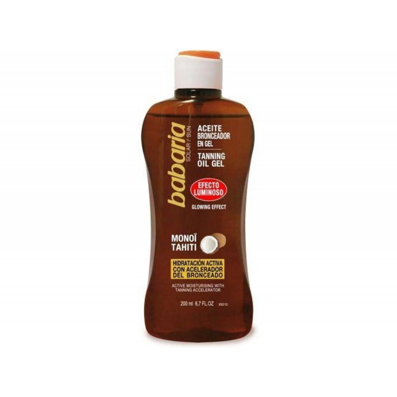 ACEITE BRONC. SOLAR GEL LIMINOSO BABARIA 200ML