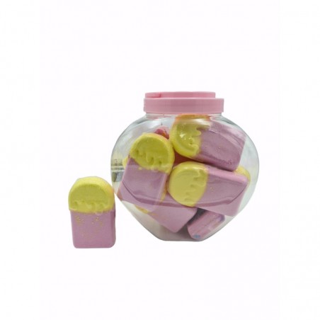 BOMBA DE BAÑO HELADO FRESA 150G 14/U
