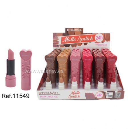 B.LABIOS MATTE CORAZON 24H 24/U 11549 LW