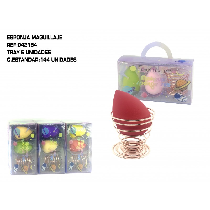 PACK 2 ESPONJAS DE MAQ C/SOPORTE.6/P