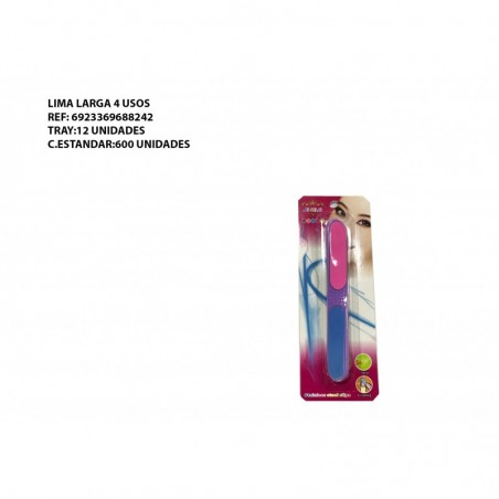 LIMA LARGA 4USOS  12/U 600/C