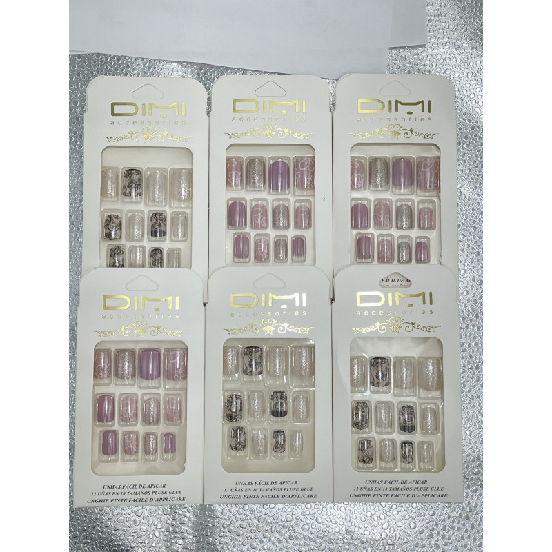 UÑAS POSTIAS ALTO BRILLO 12/U AU02043C