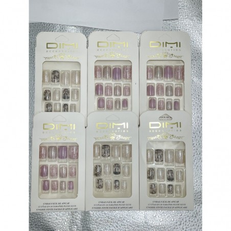 UÑAS POSTIAS ALTO BRILLO 12/U AU02043C