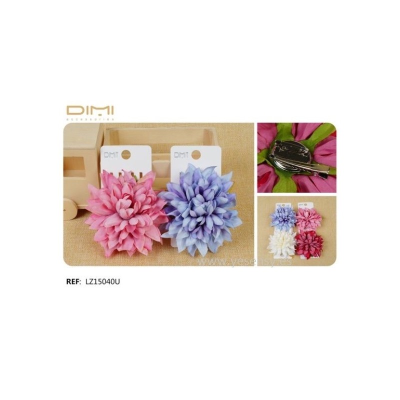 FLOR BROCHE/PINZA. 12/U LZ15040U