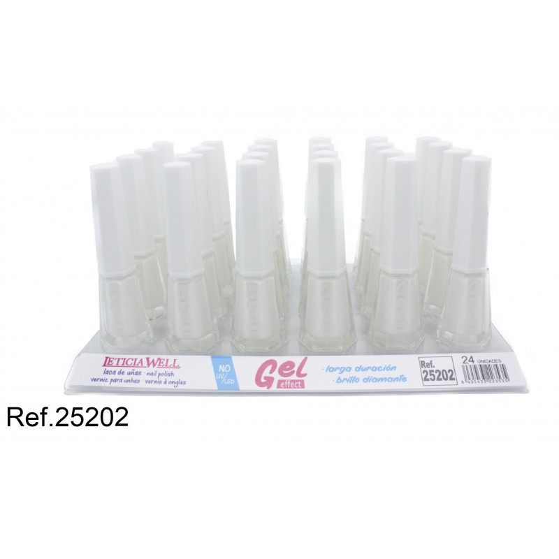 LACA UÑAS GEL EFFETCT BLANCO 24/U 25202