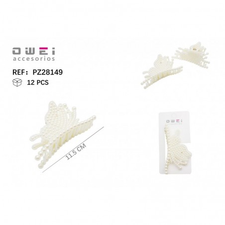 PINZA DE PELO 10.5CM 12/U PZ28149