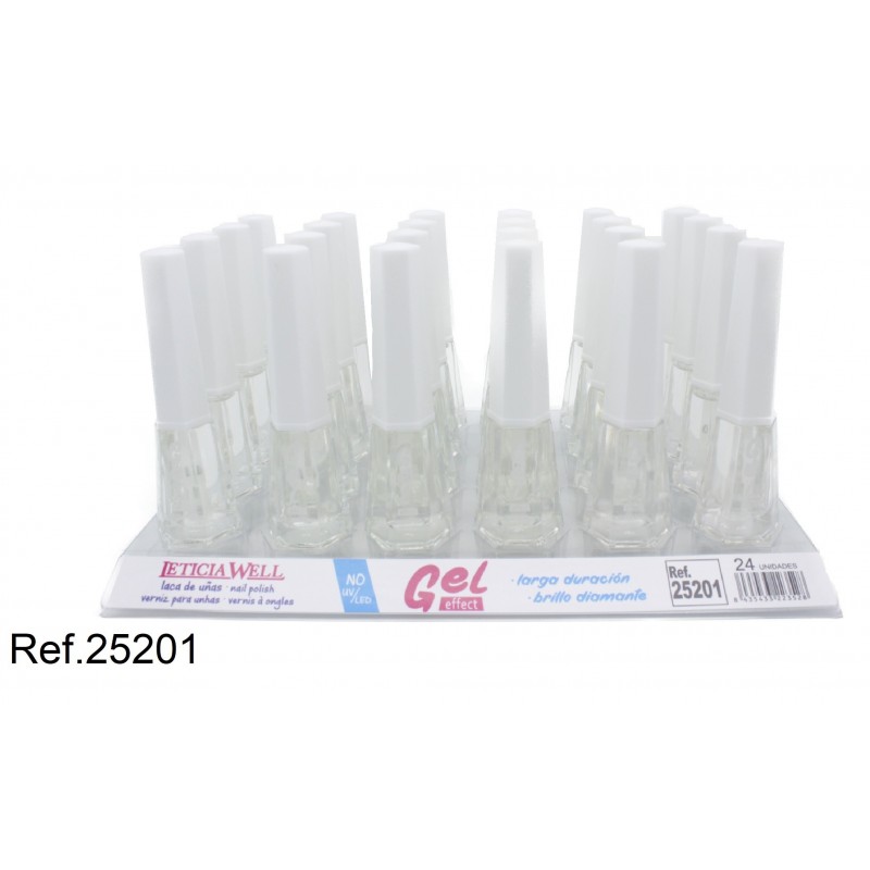 LACA UÑAS GEL EFFETCT INCOLOR 24/U 25201