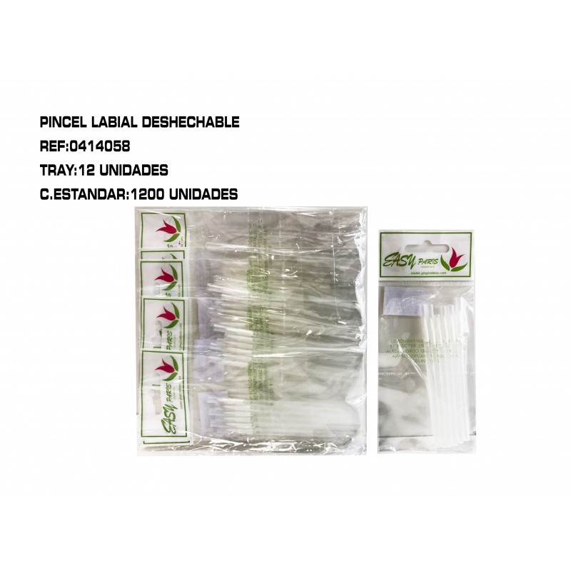PINCEL DELINEADOR DESHECHABLE 12/U