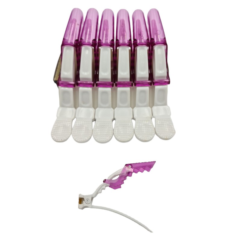 PINZA PELUQUERA 6P INCOLOR