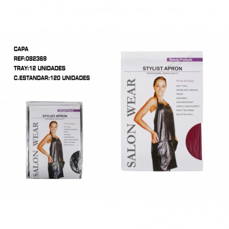 DELANTAL NGR 27*30 VINILO RESISTENTE AGUA 12/U