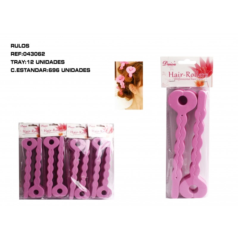 RULOS DE PELO 12/U