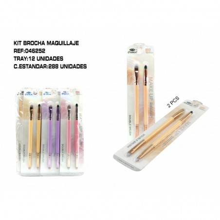 KIT 2 PINCEL DE MAQ 12/U